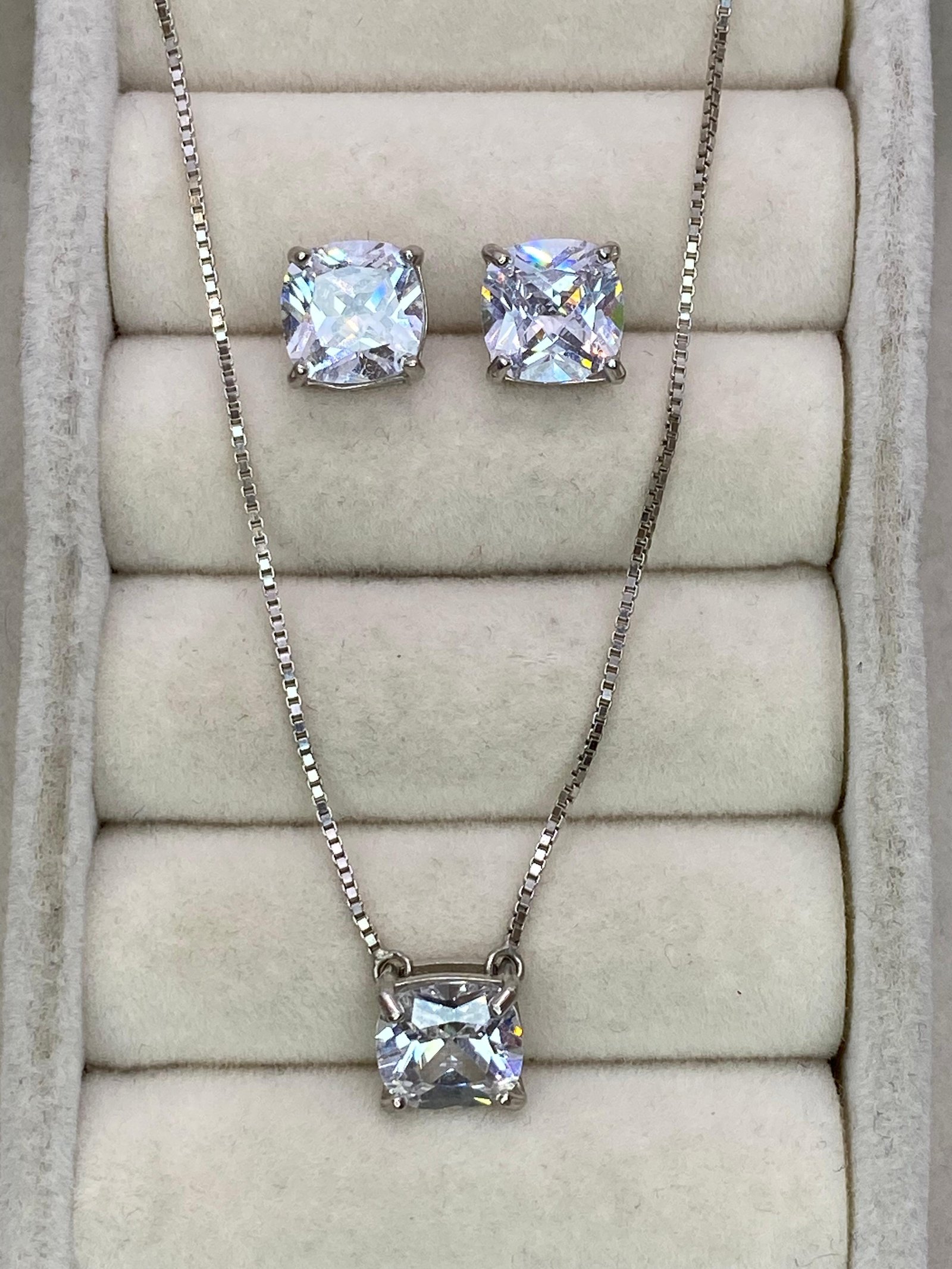 Conjunto Quadrado zircônia